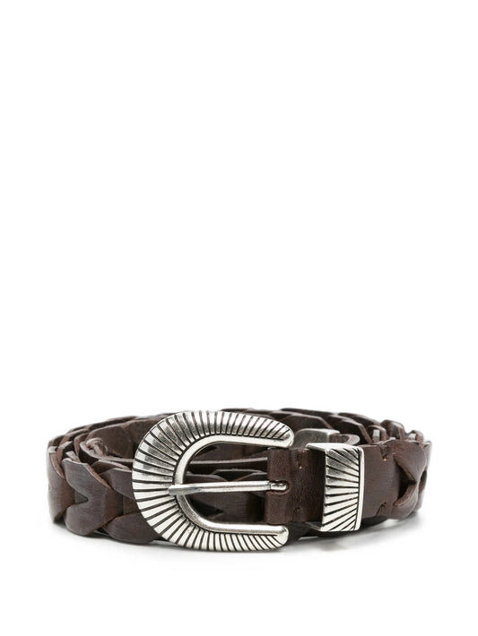 Juno woven leather belt