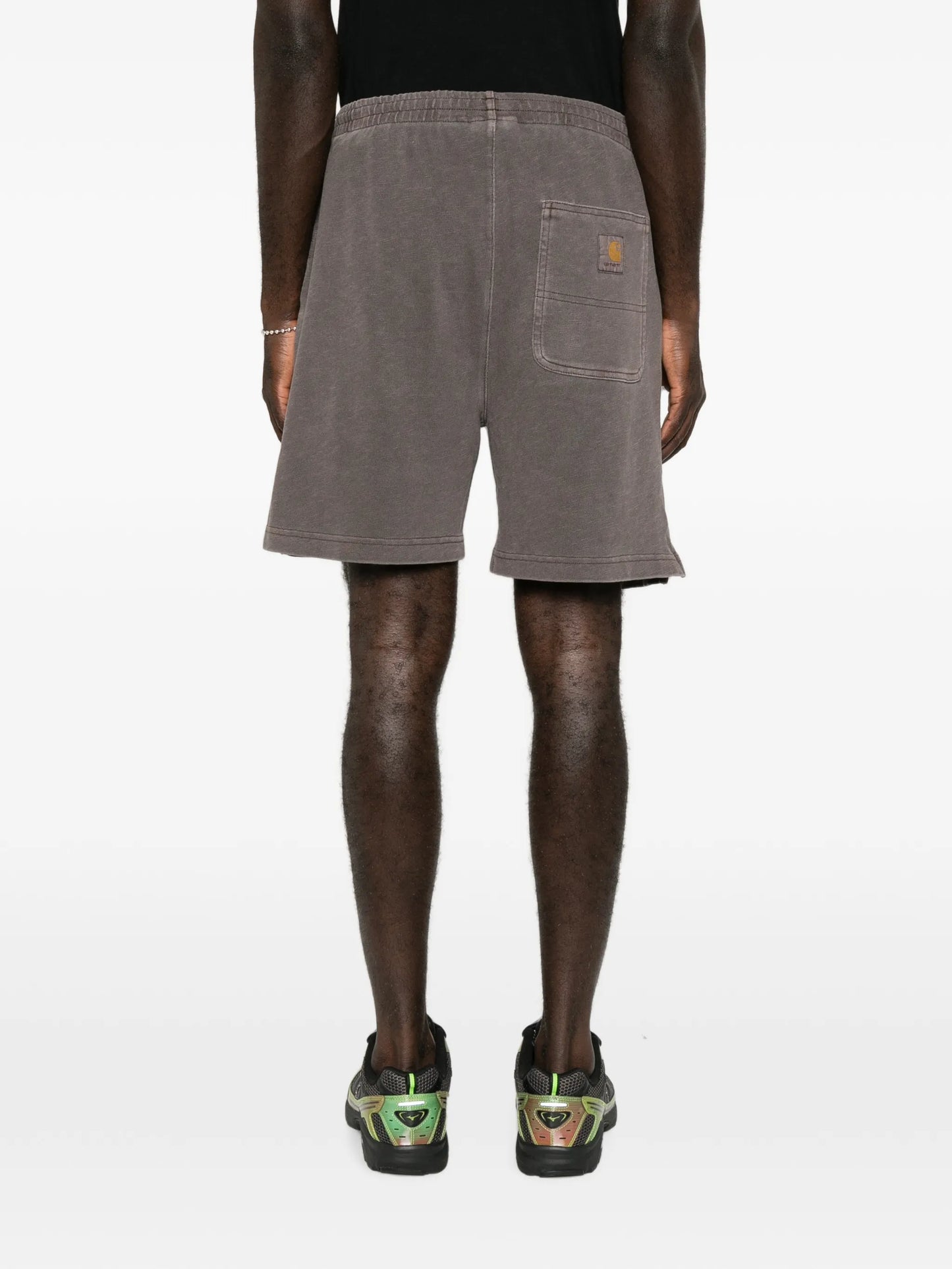 Harper logo-patch shorts