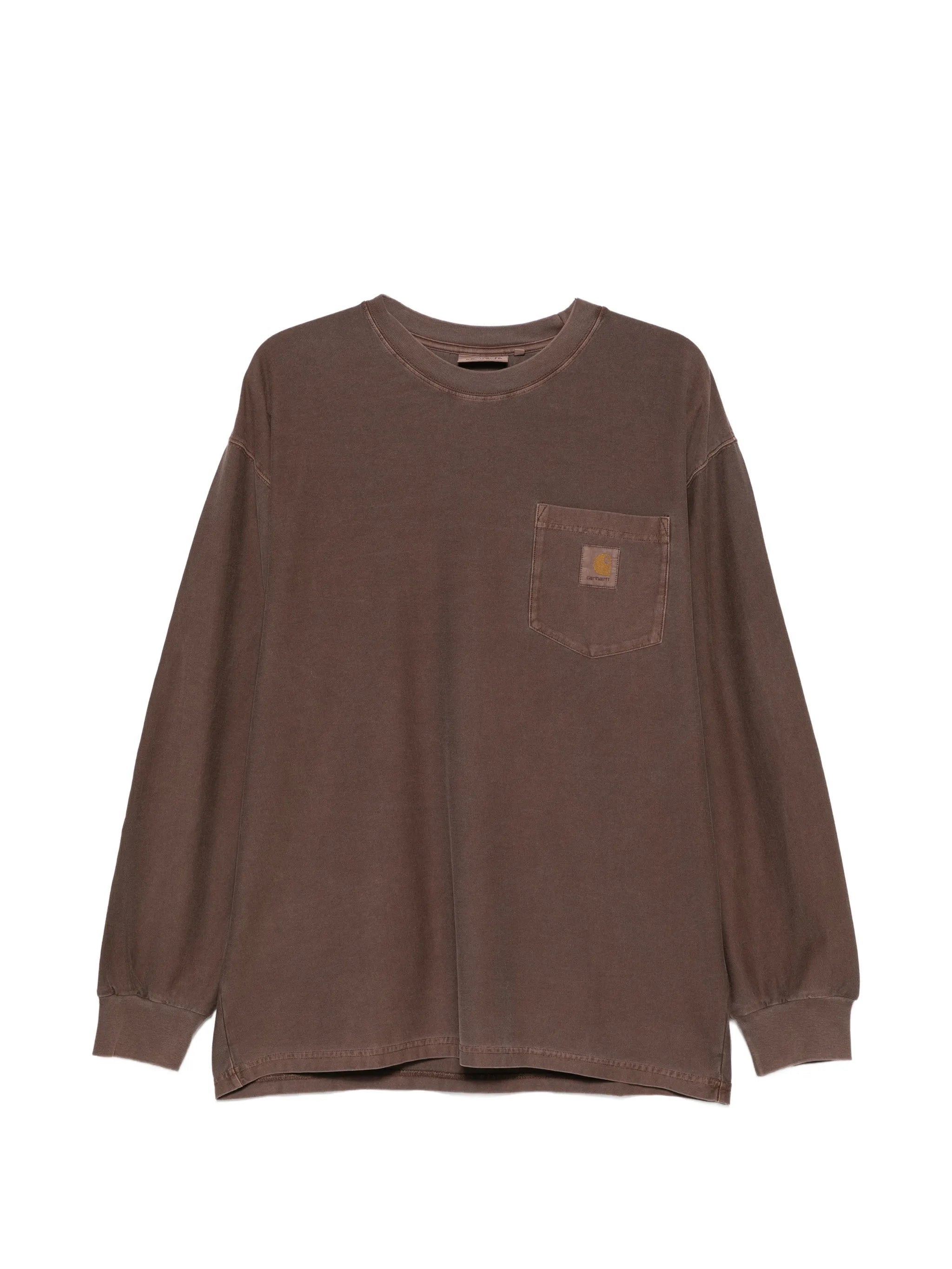 logo-patch pocket T-shirt