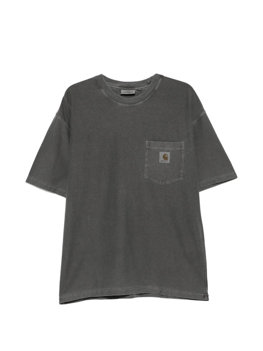 logo-patch pocket T-shirt