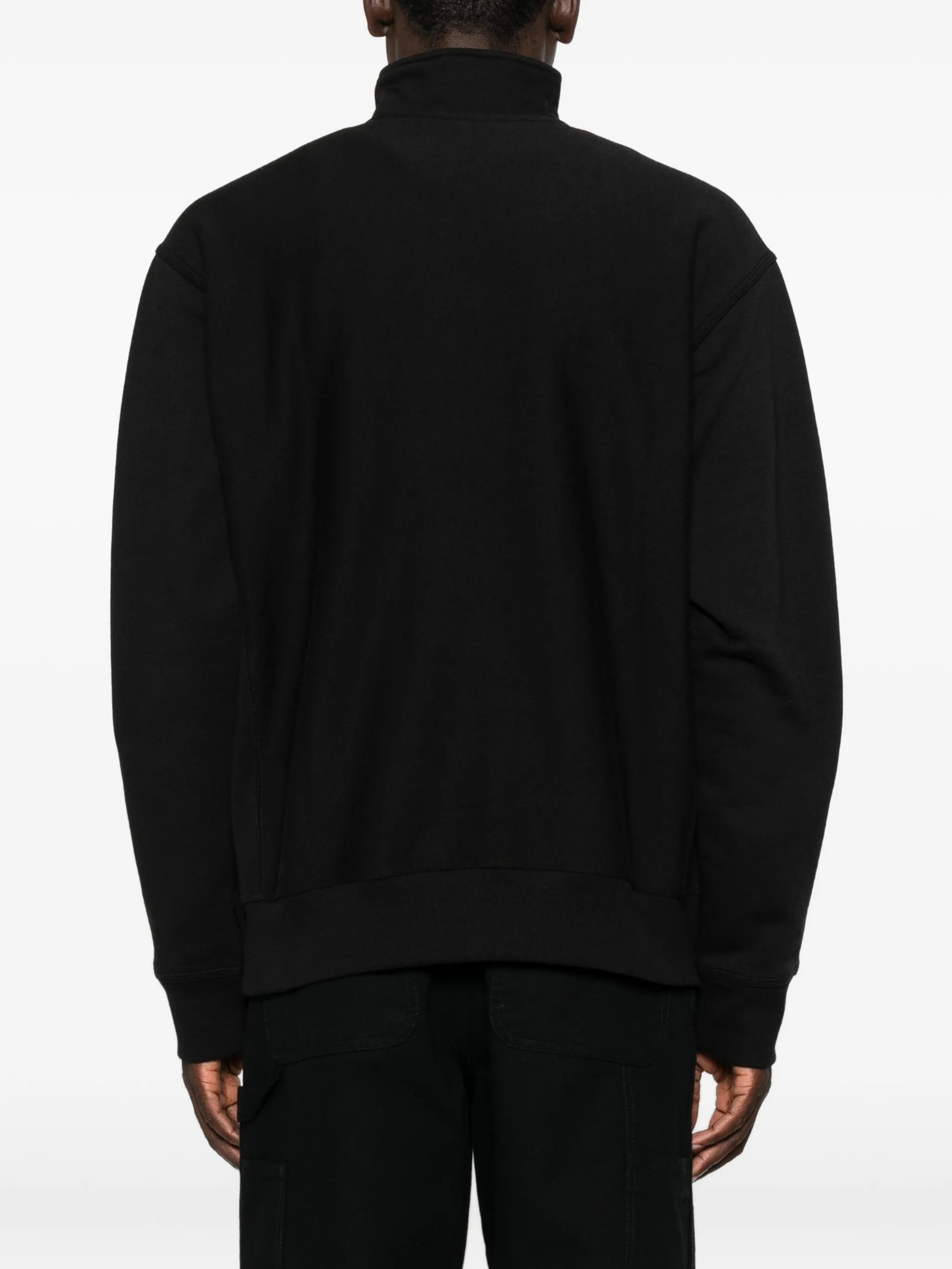 half zip American Script sweatshirt