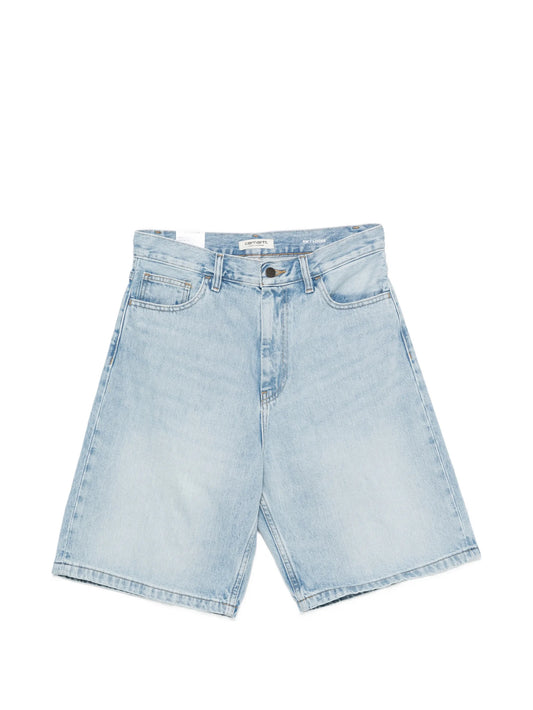 Brandon bleached denim shorts