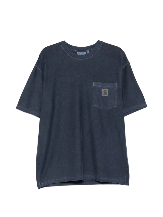 logo-patch pocket T-shirt