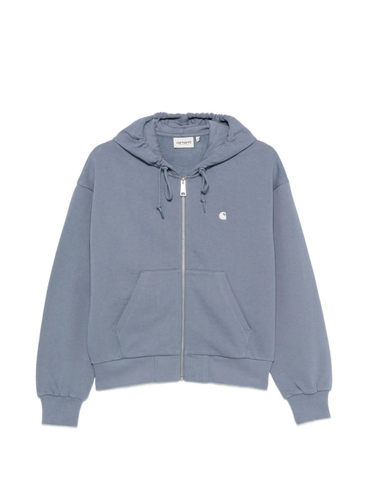 Casey zip-fastening hoodie