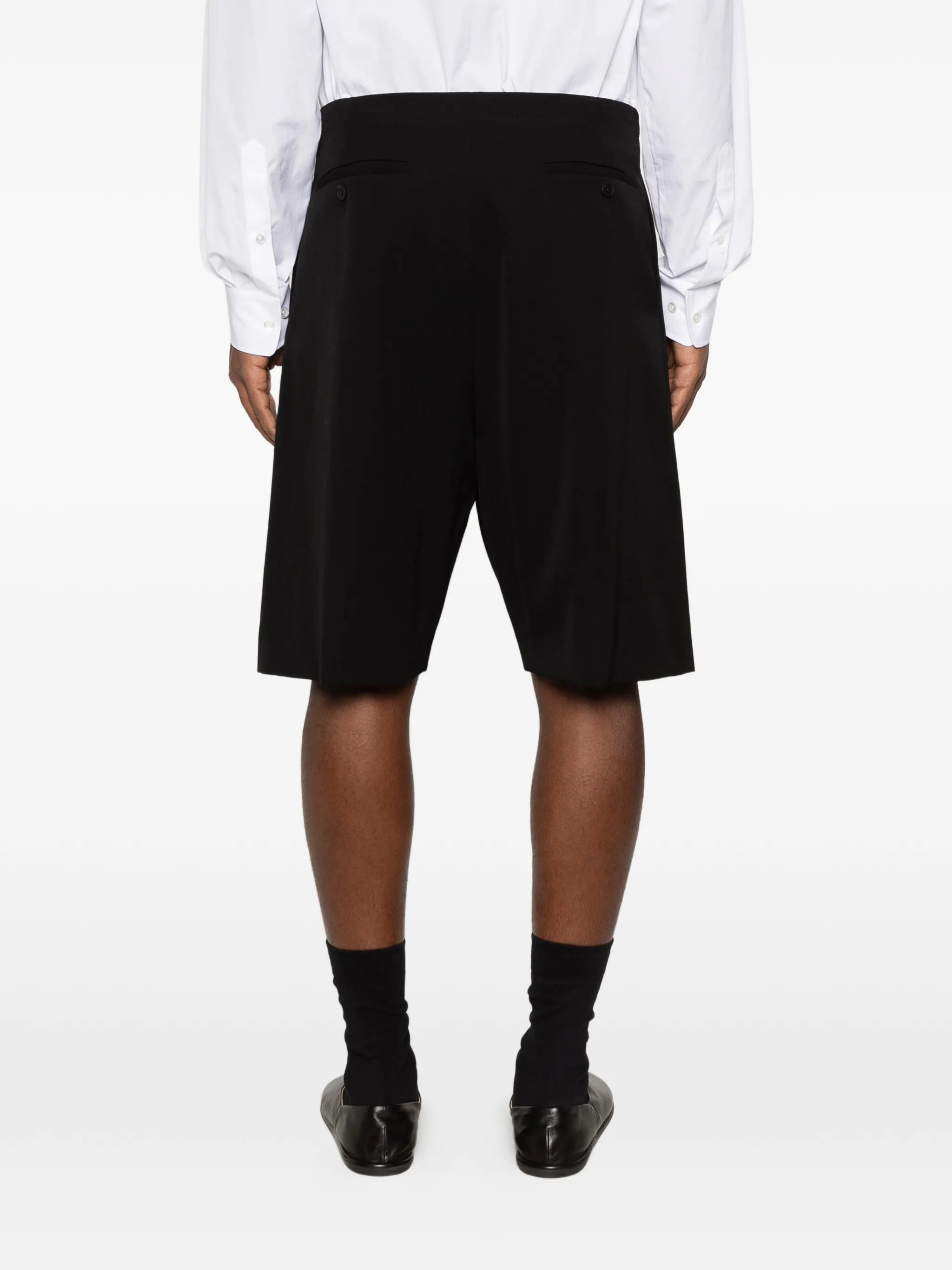 Sayed pleated shorts