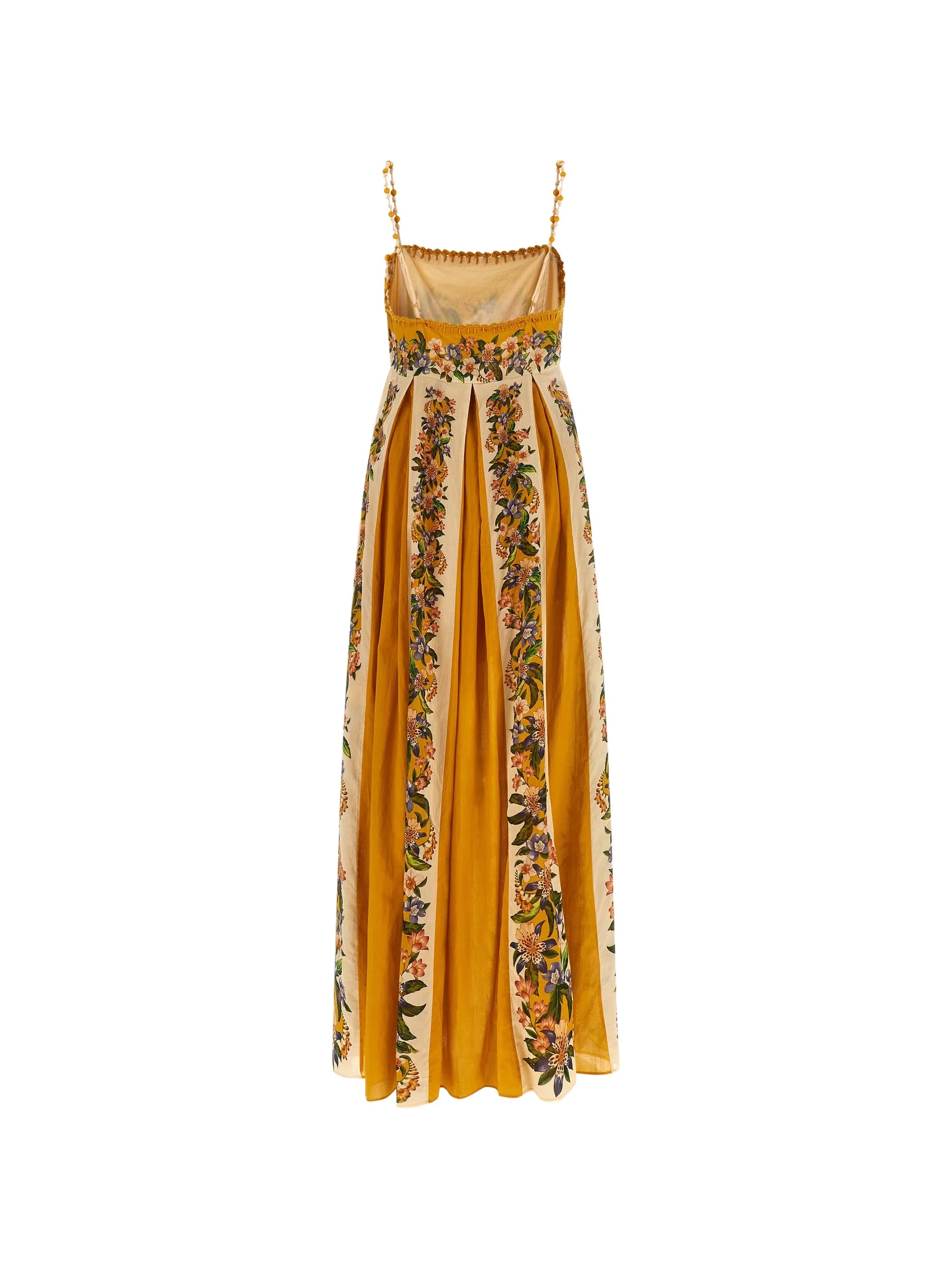 Sand Hilo striped floral-print maxi dress