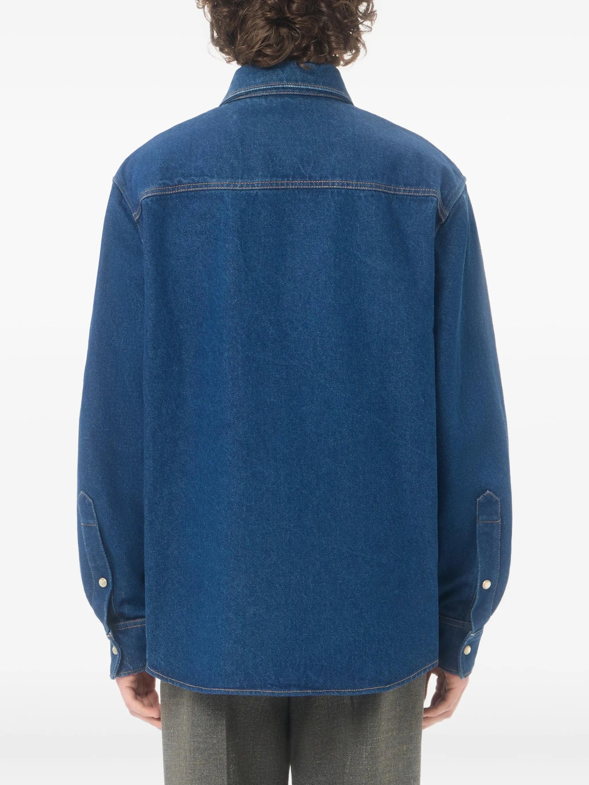 denim shirt with VGold