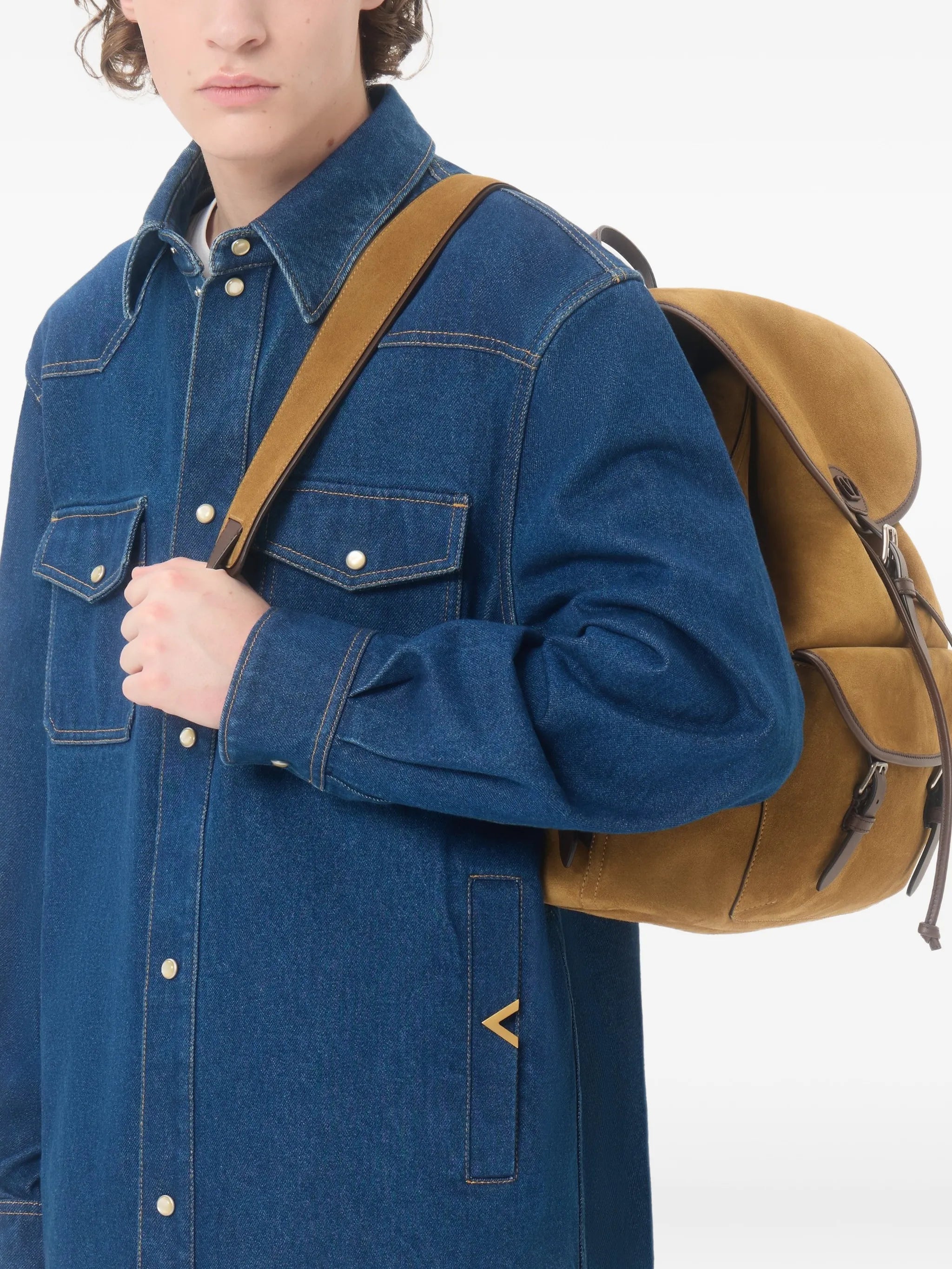 denim shirt with VGold