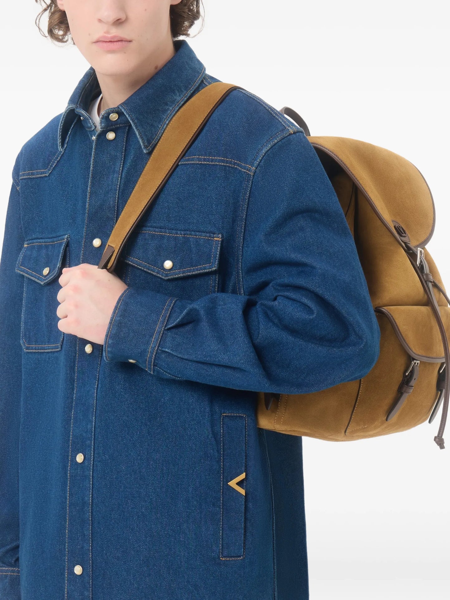 denim shirt with VGold