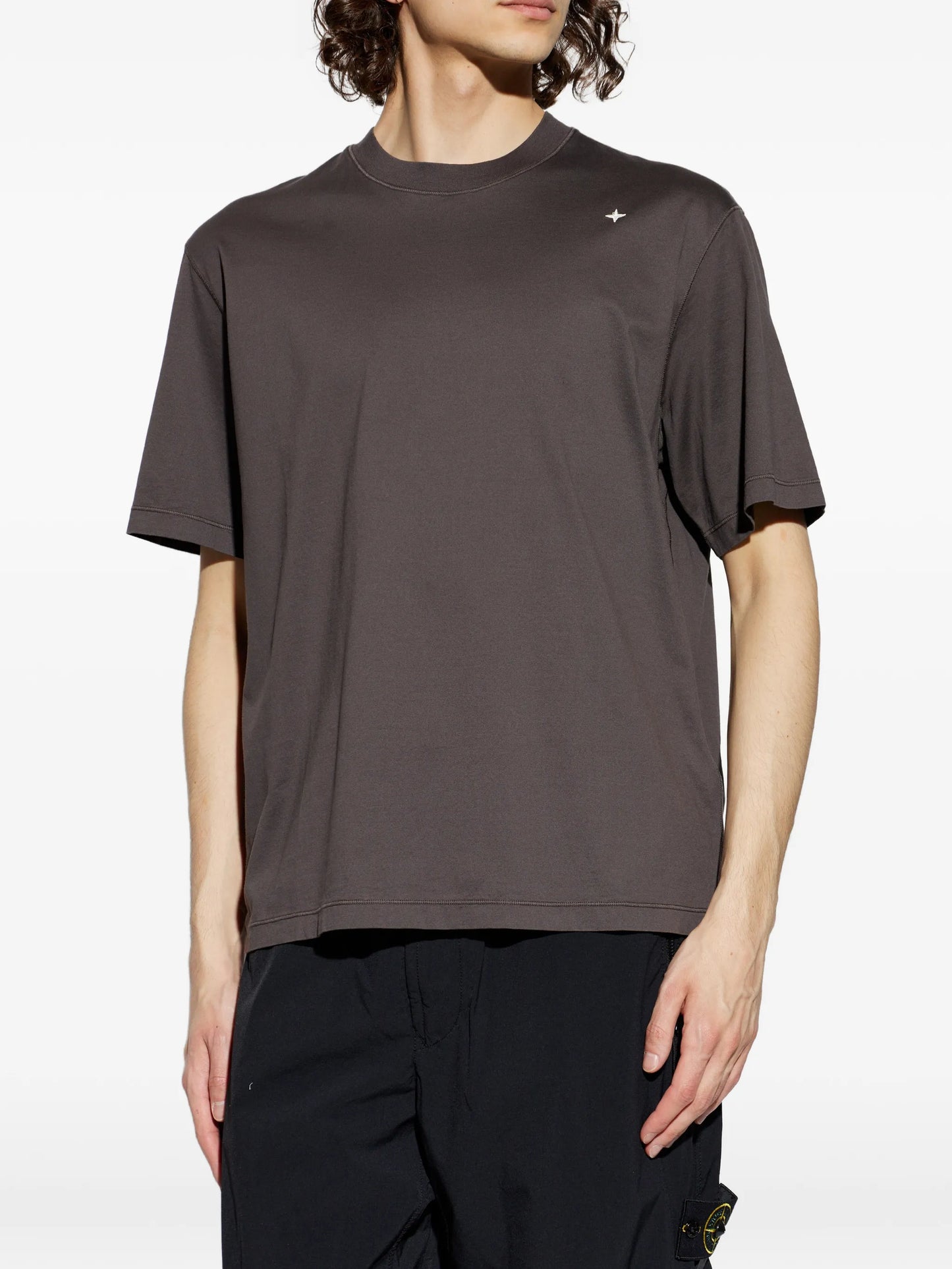 star-print T-shirt