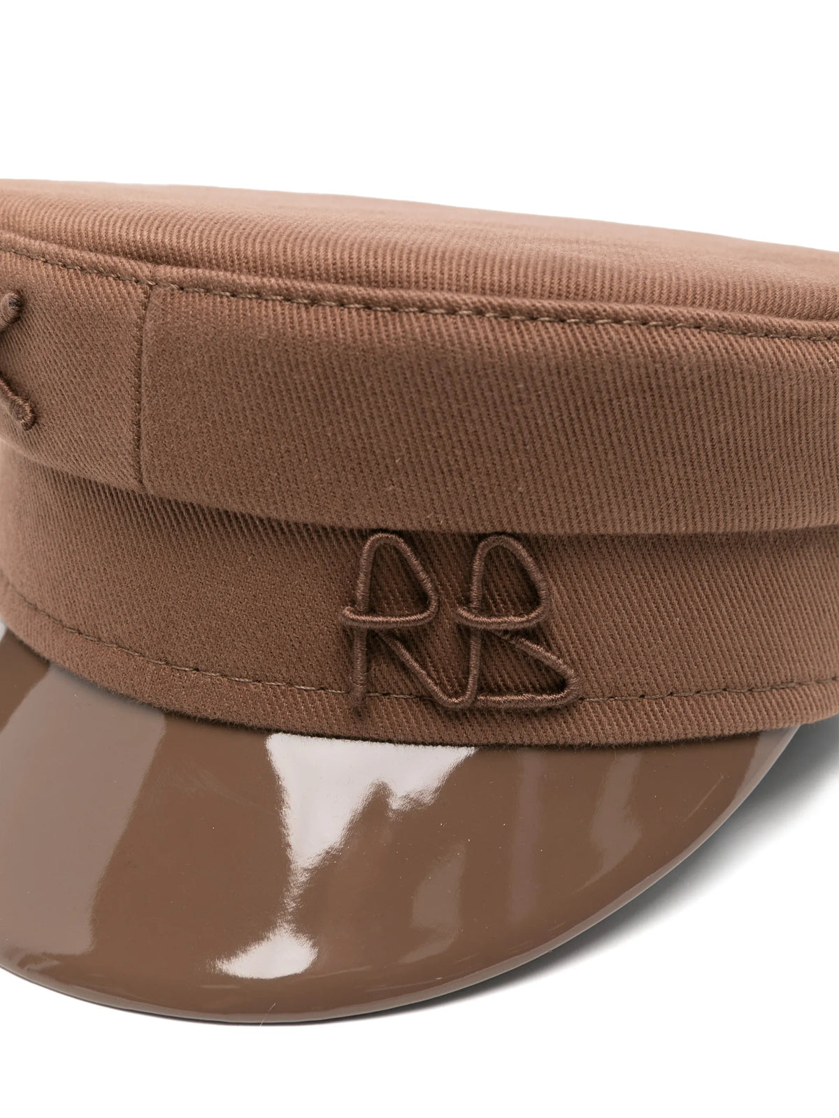 logo-embellished Baker Boy cap
