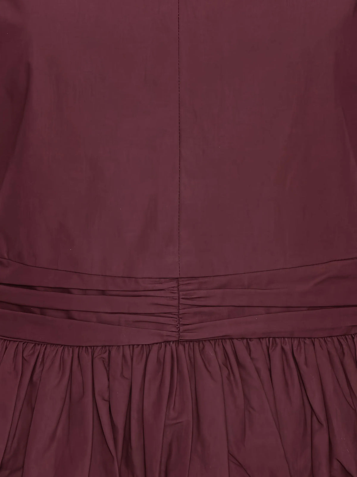 puff-sleeve peplum top