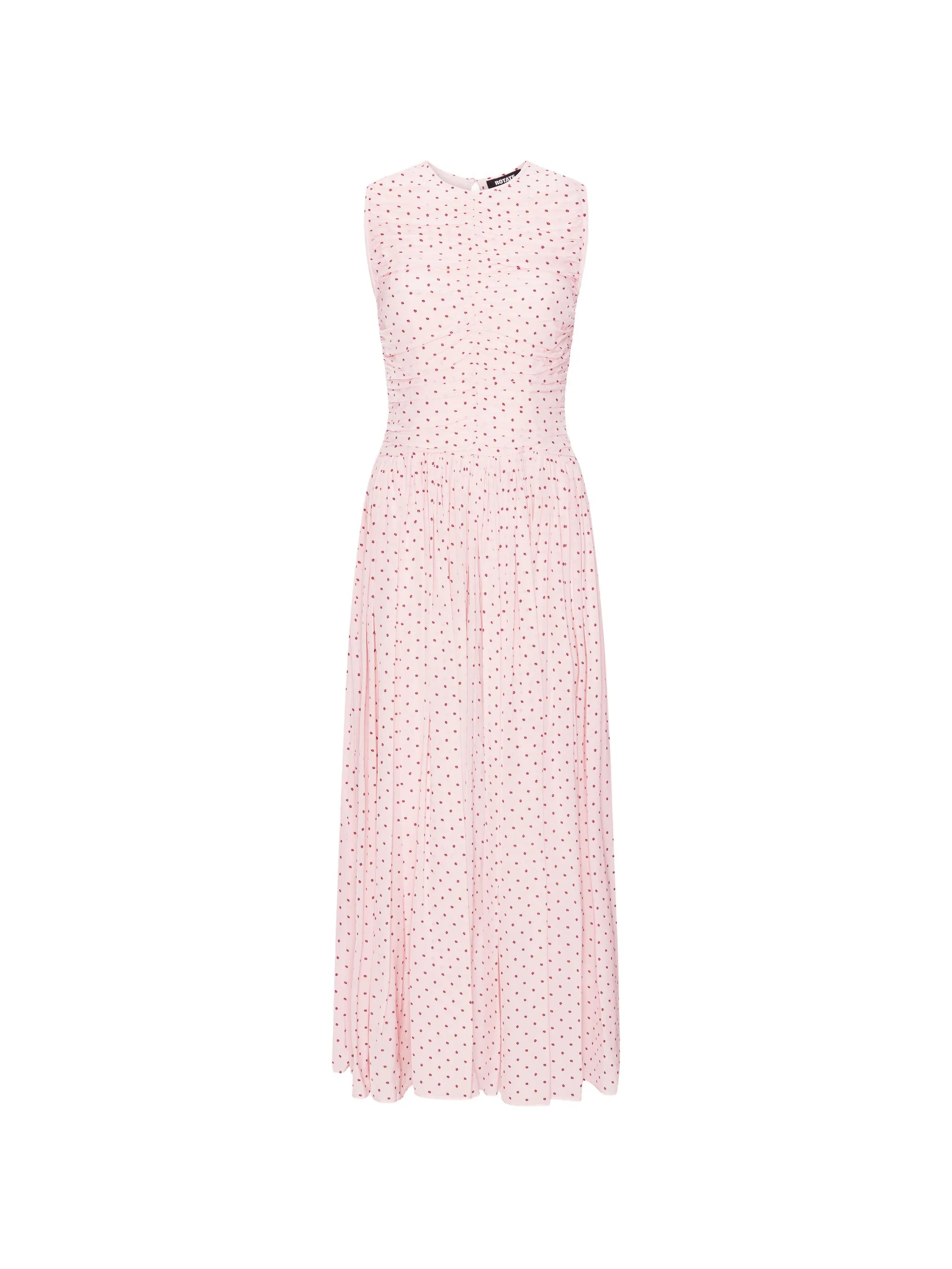 ruched maxi dress