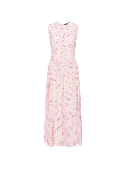 ruched maxi dress