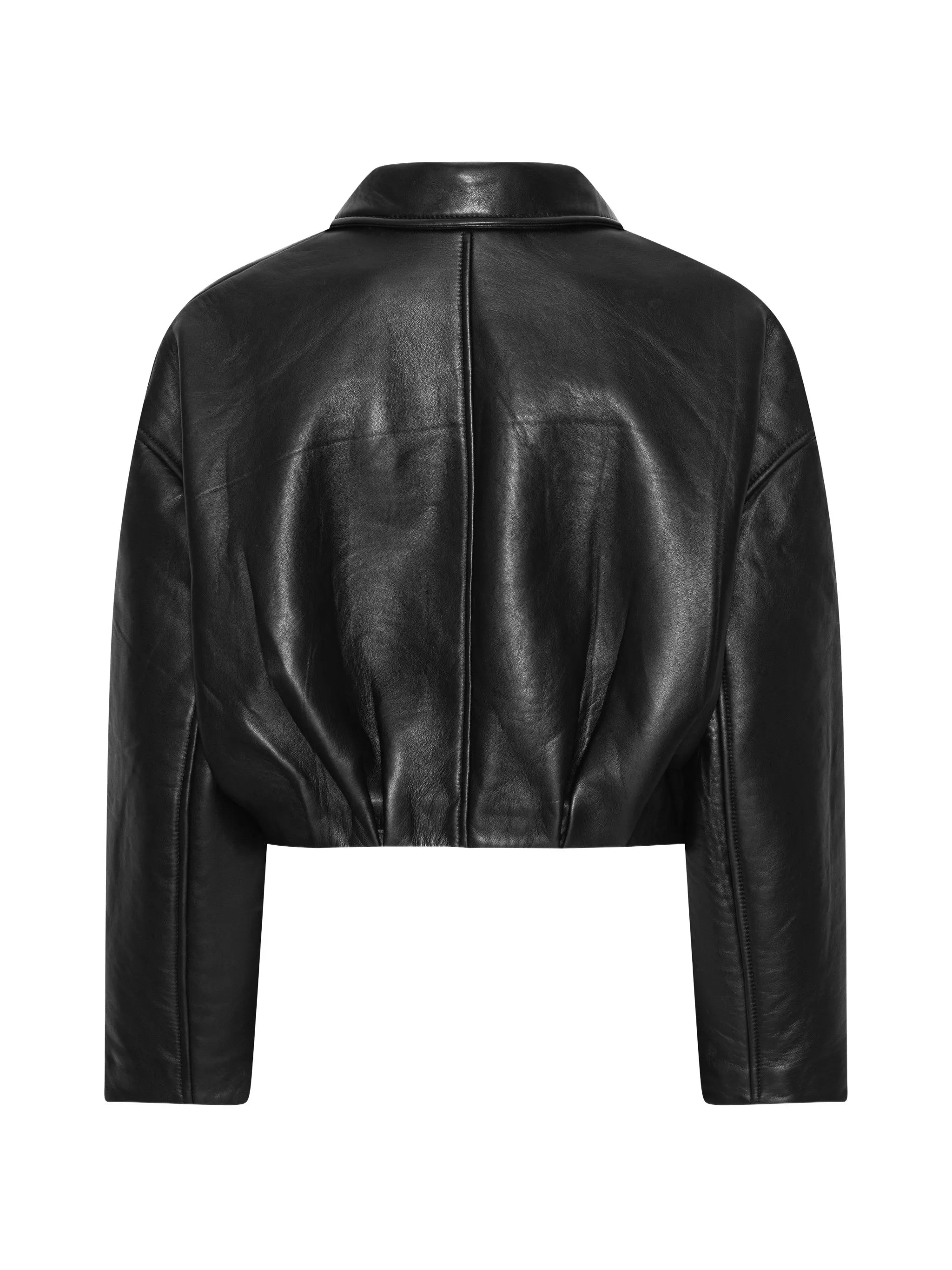 collared boxy jacket