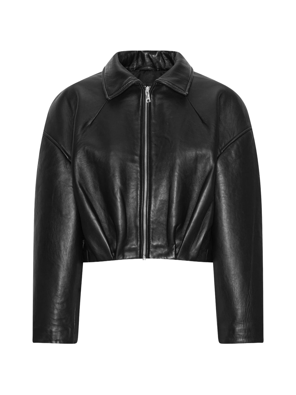 collared boxy jacket