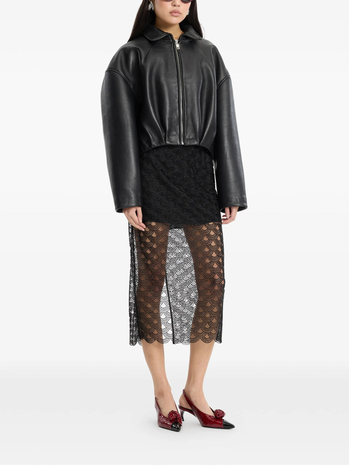 collared boxy jacket
