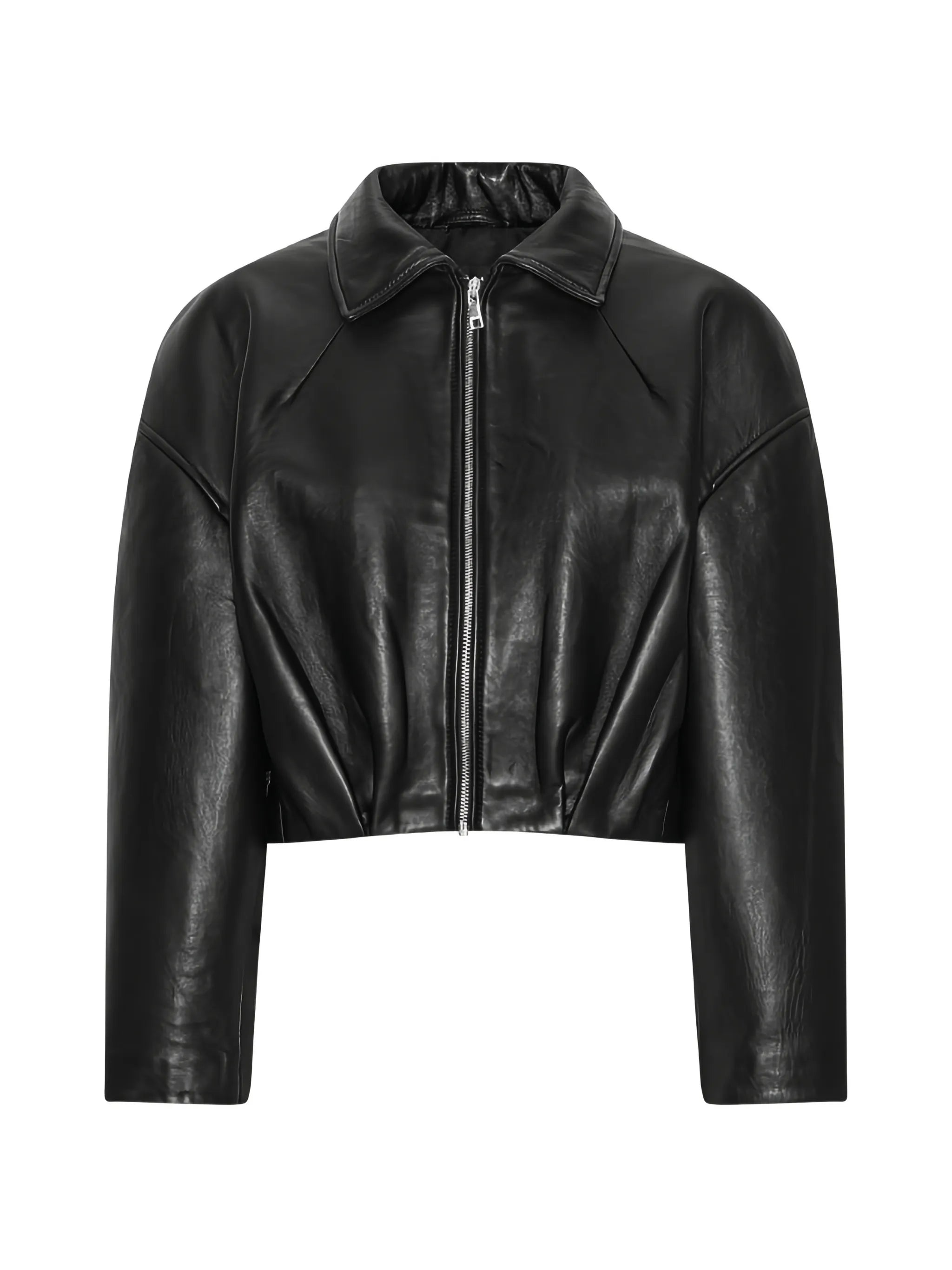 collared boxy jacket