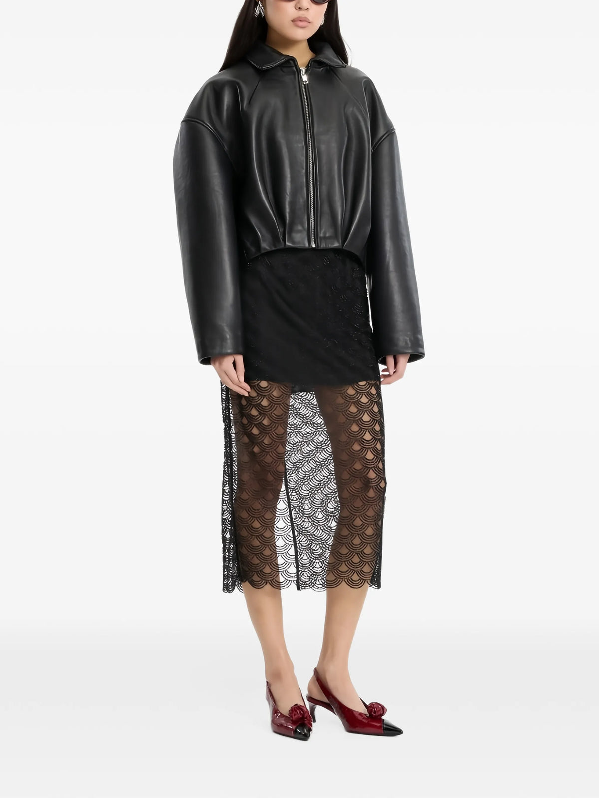 collared boxy jacket