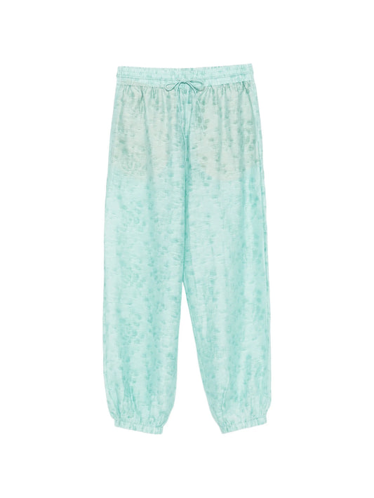 Light Leak jacquard trousers