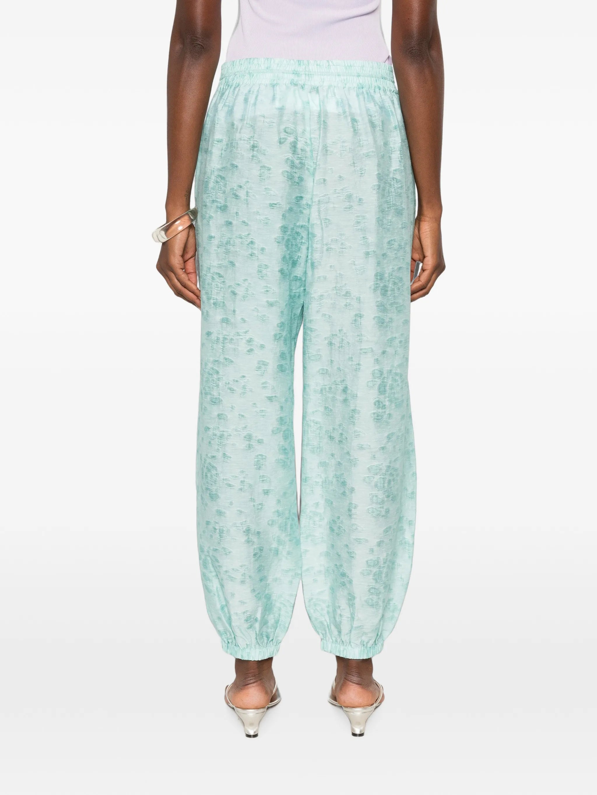 Light Leak jacquard trousers