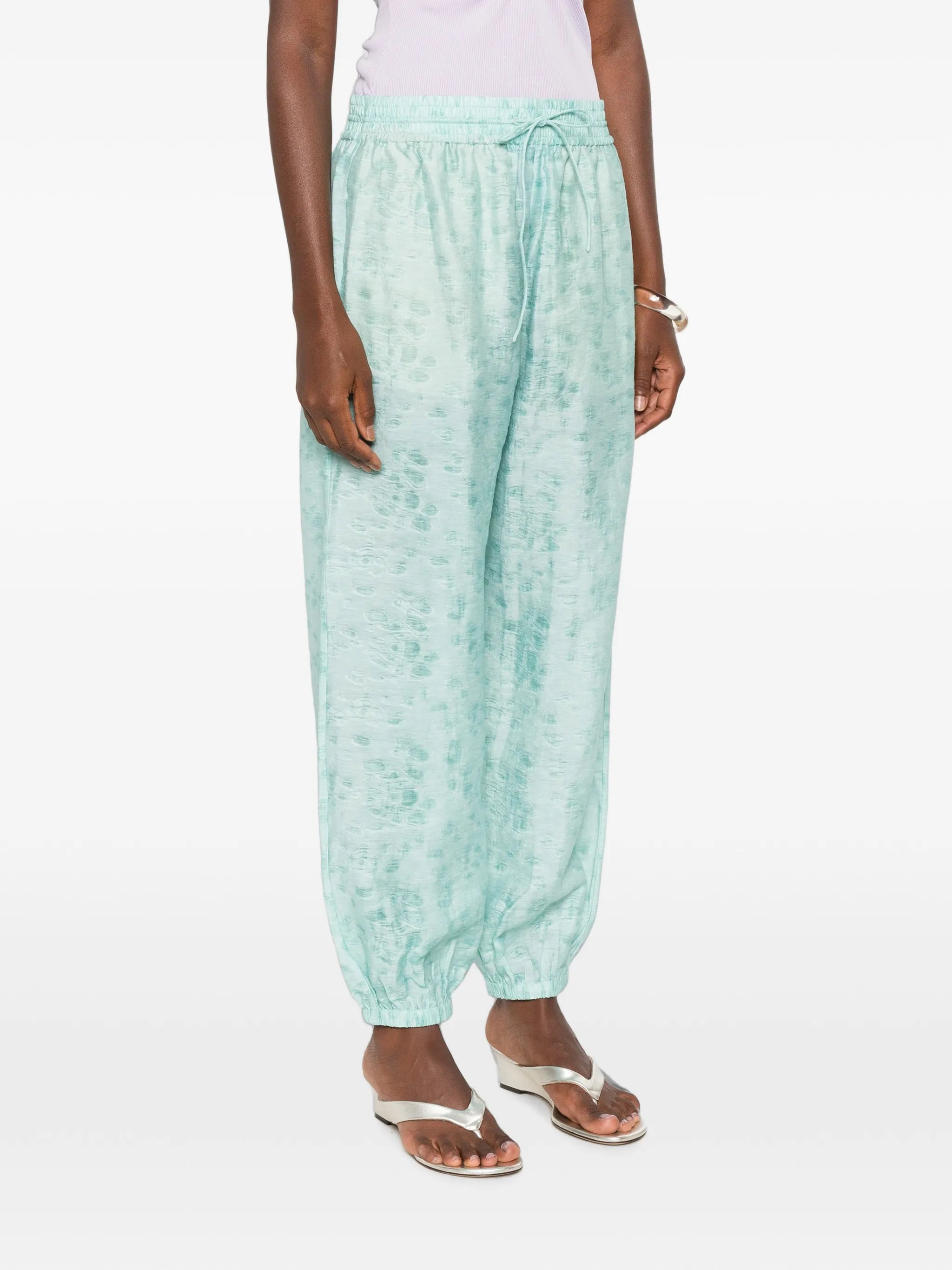 Light Leak jacquard trousers