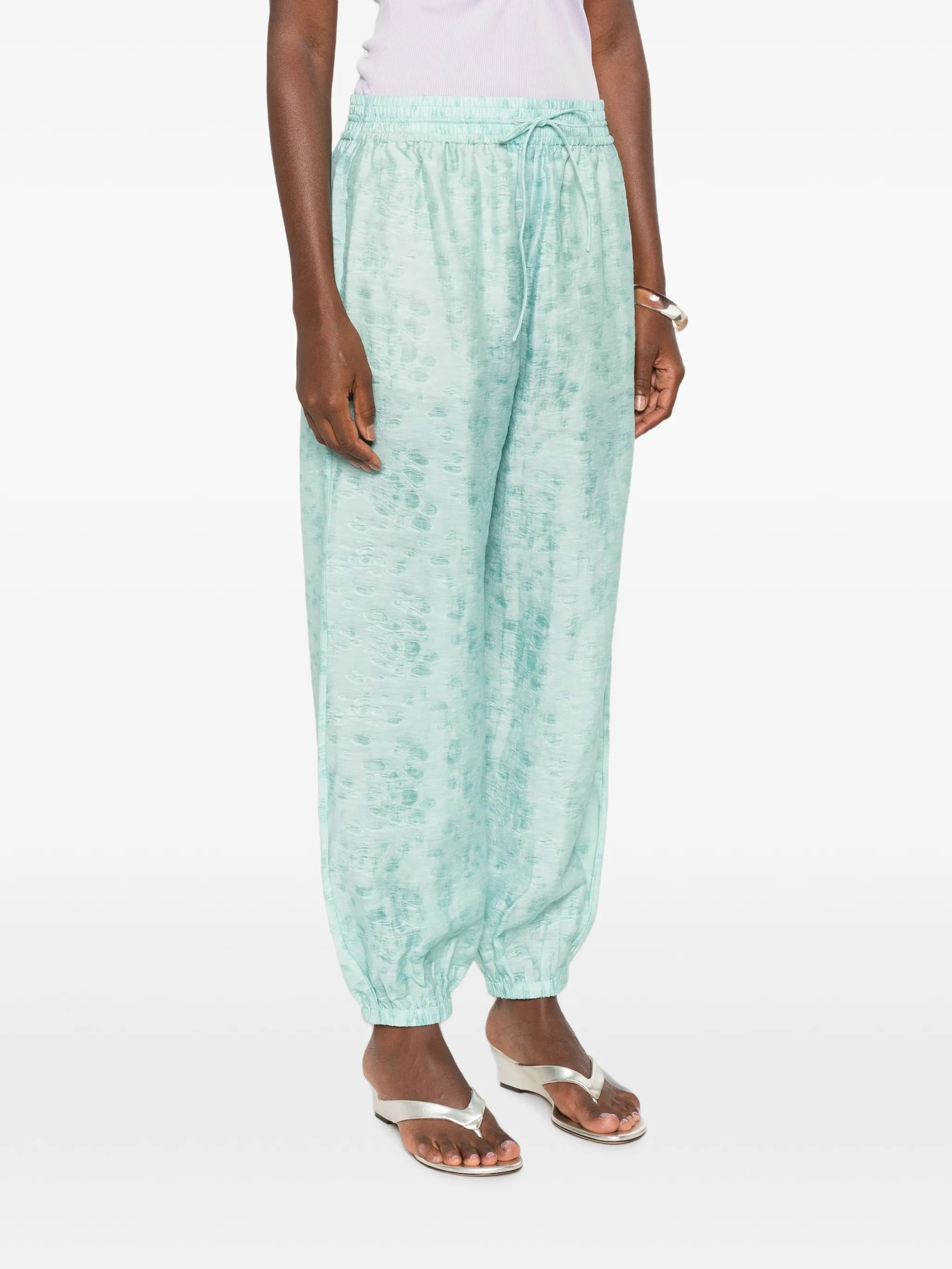 Light Leak jacquard trousers