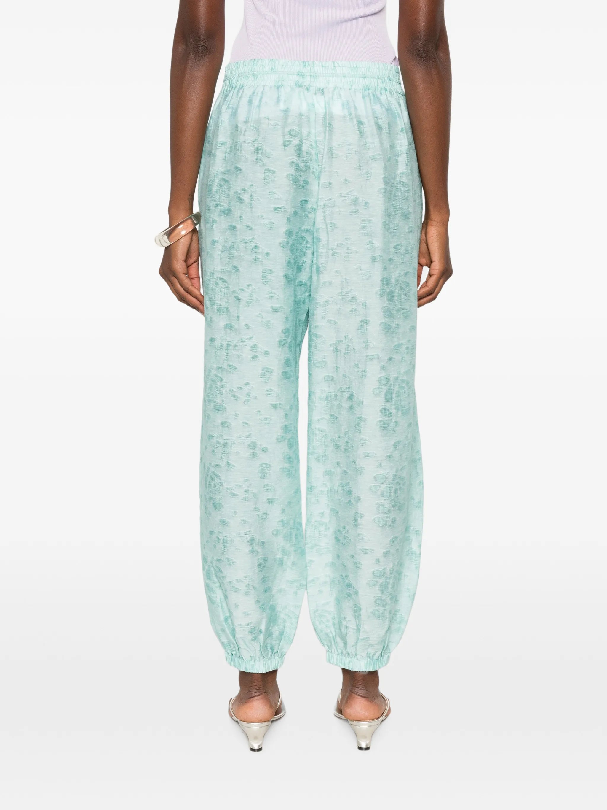 Light Leak jacquard trousers
