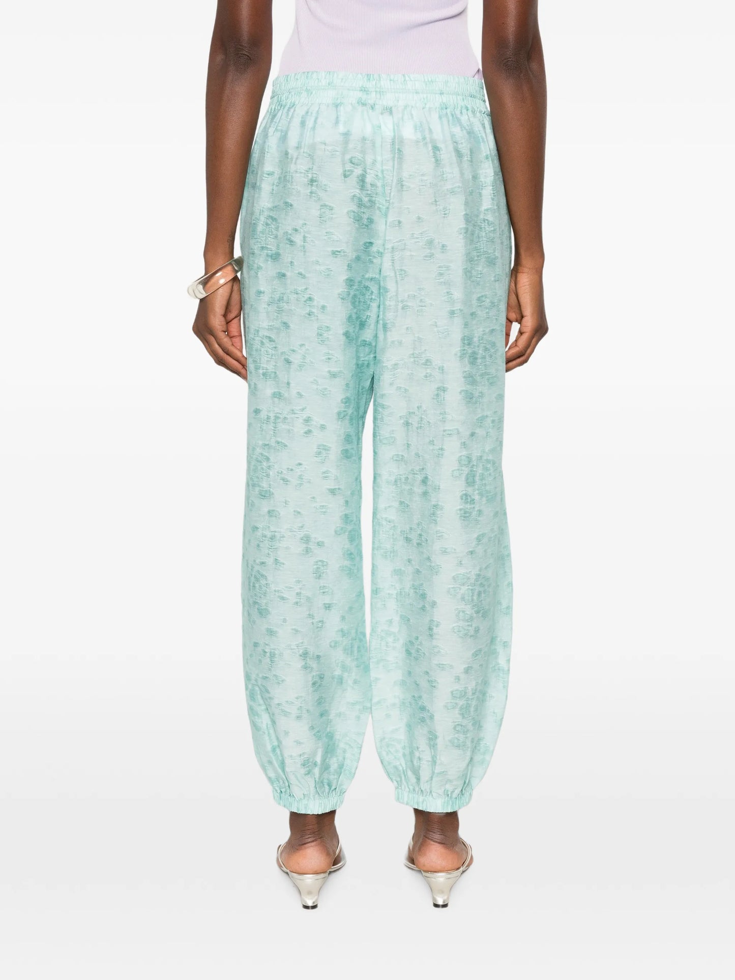 Light Leak jacquard trousers