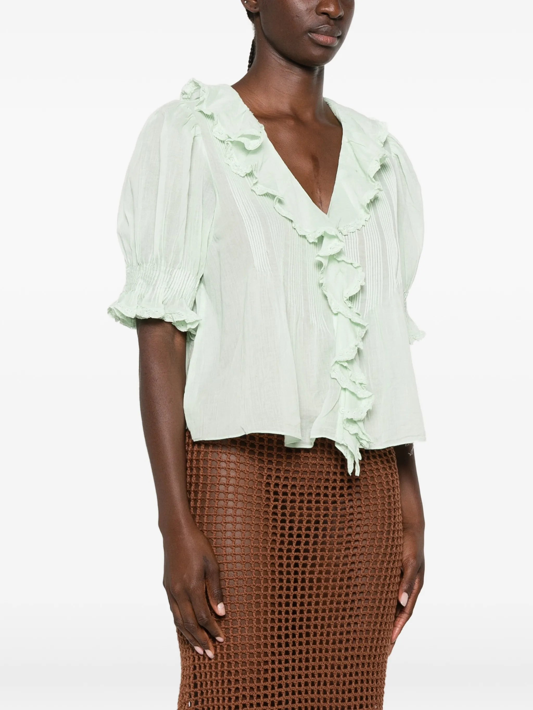 Henri ruffled blouse
