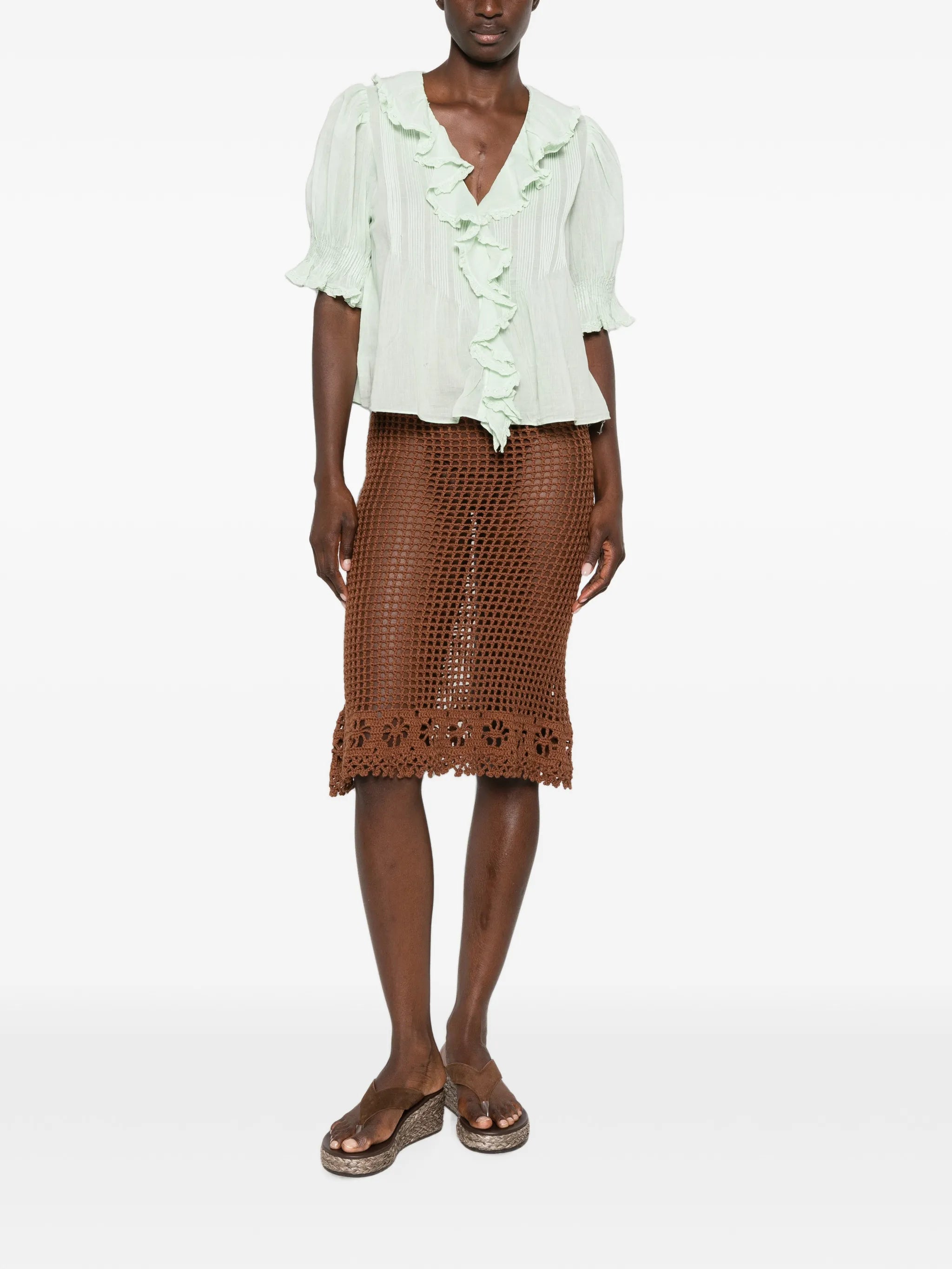 Henri ruffled blouse