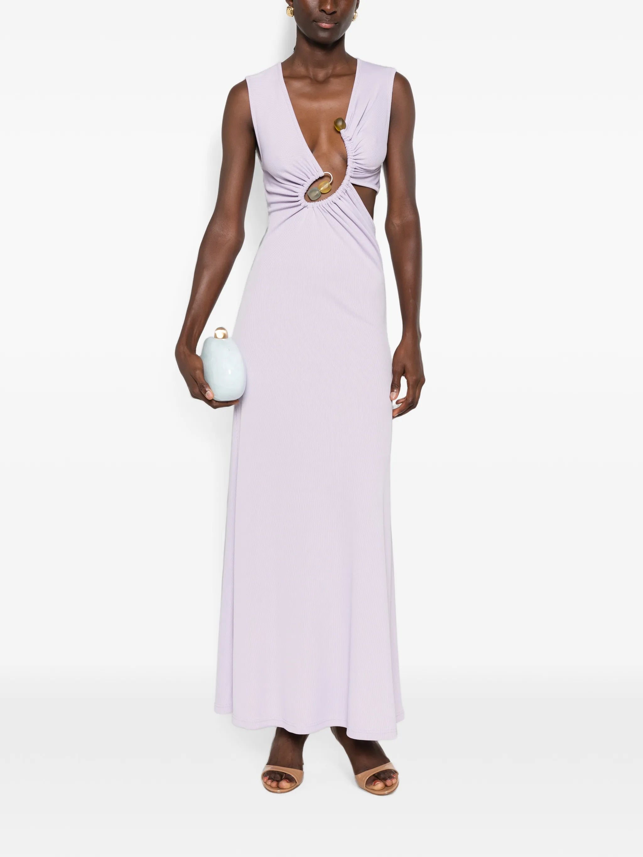 sleeveless maxi dress