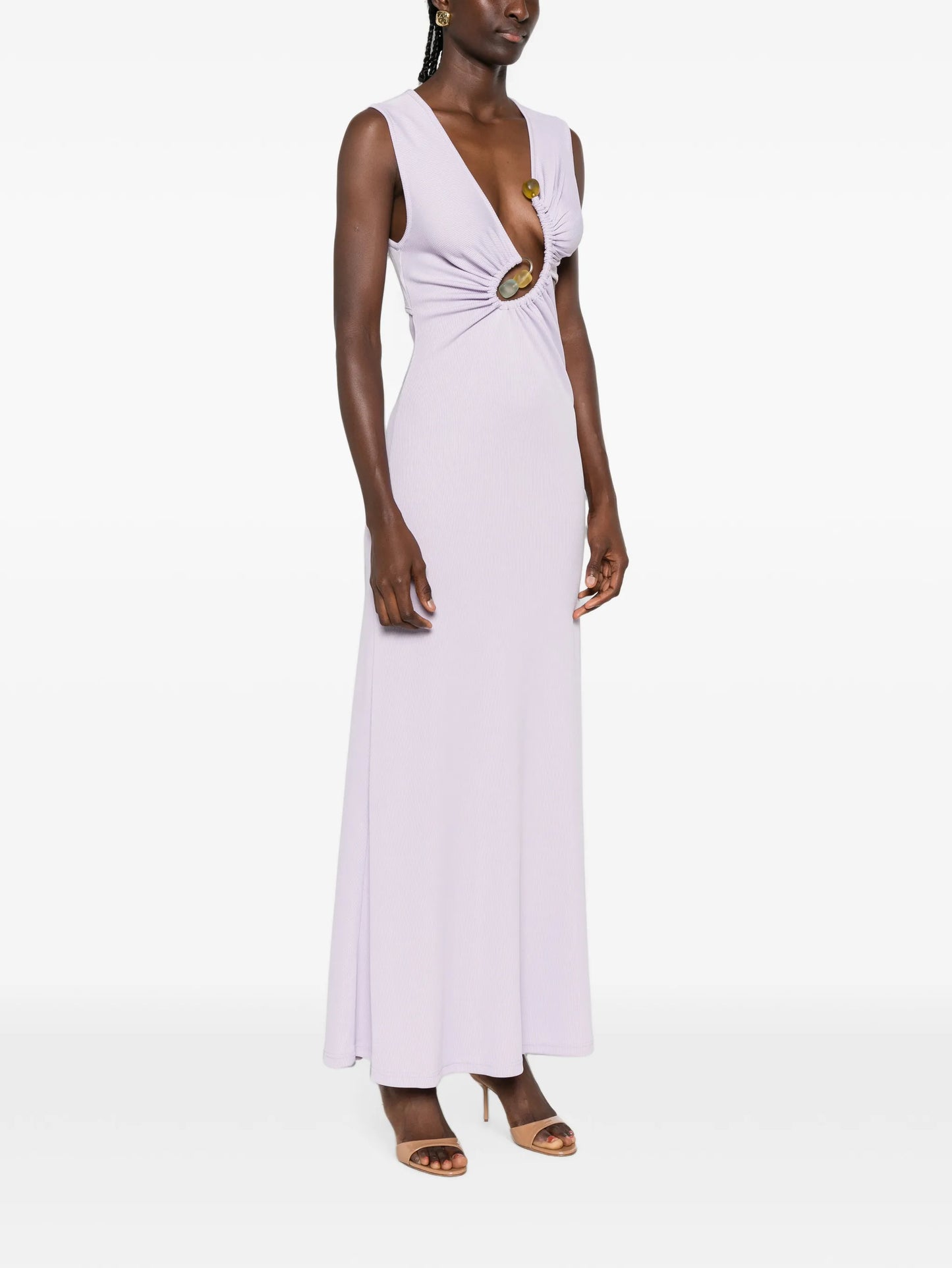 sleeveless maxi dress