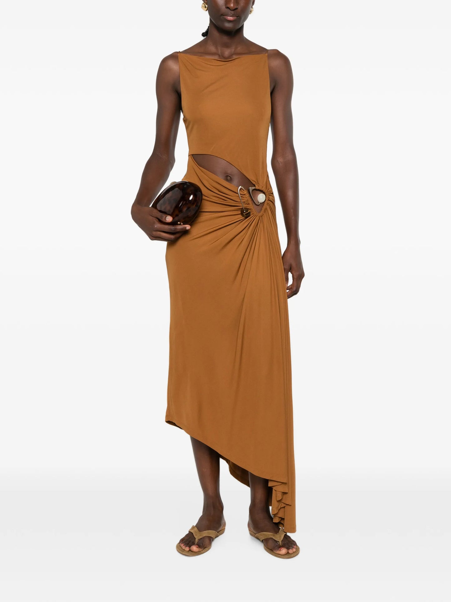 boat-neck dress