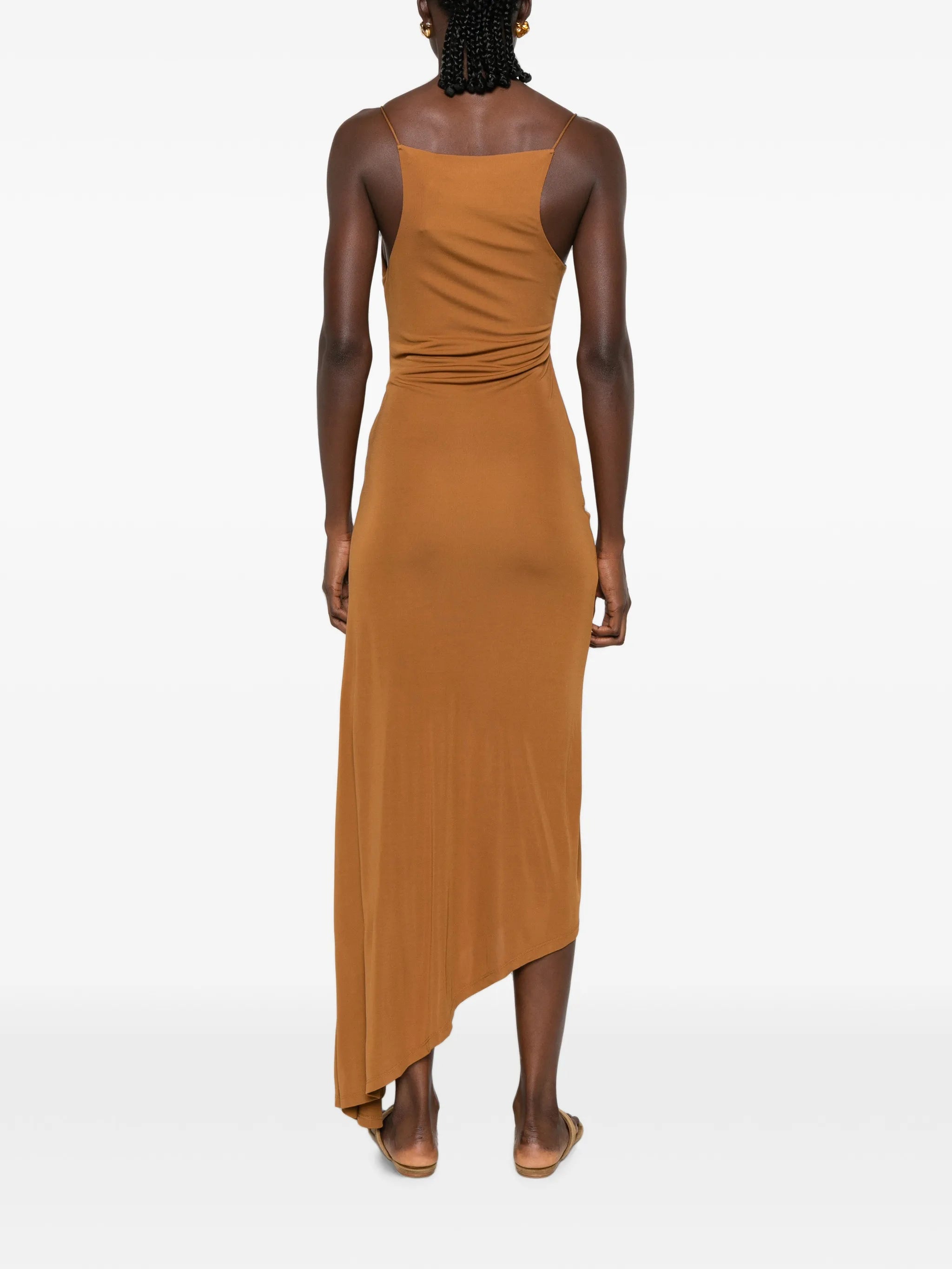 boat-neck dress