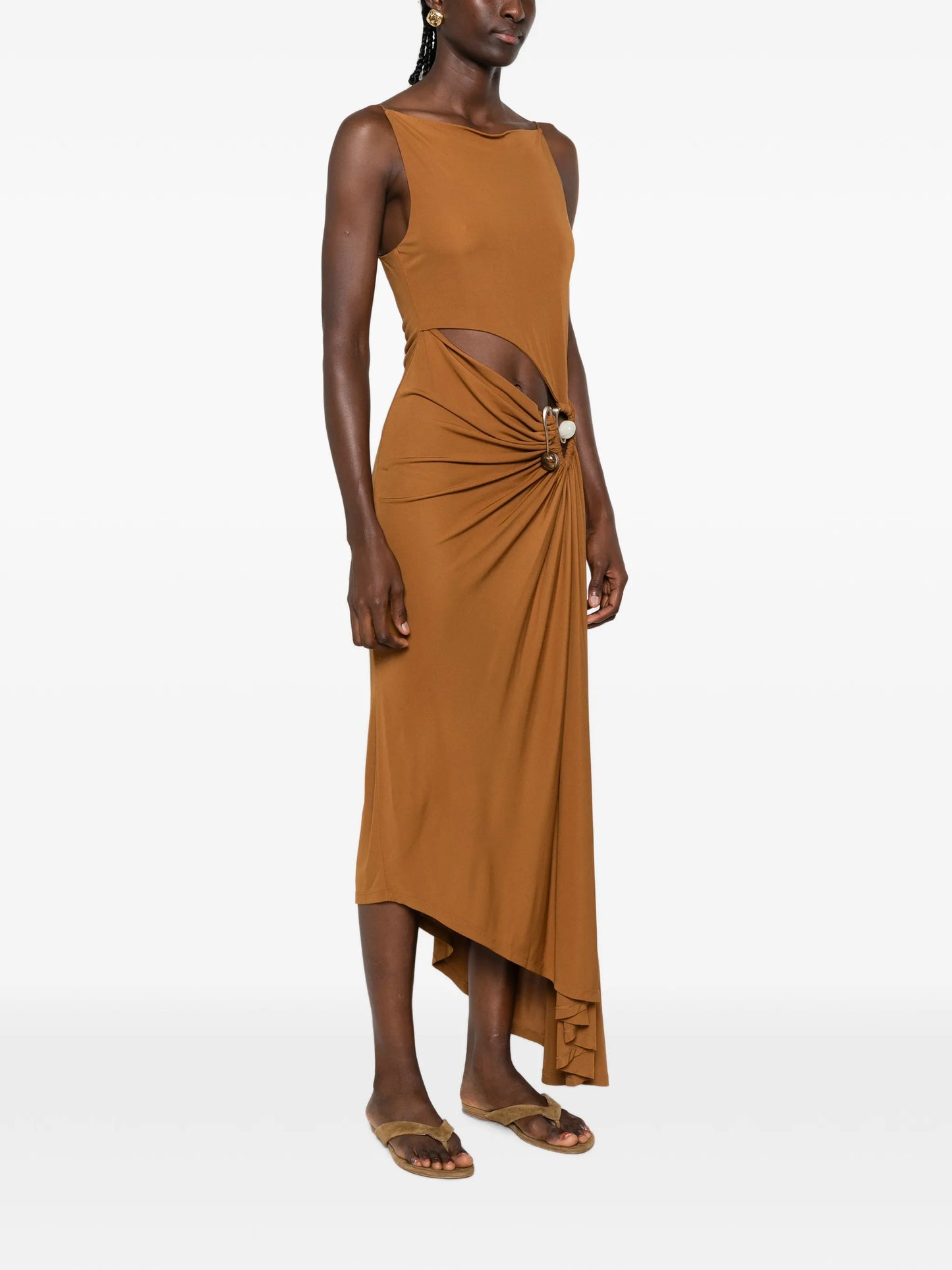 boat-neck dress
