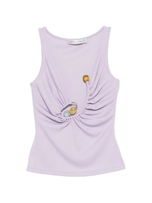 Spiral beach glass tank top