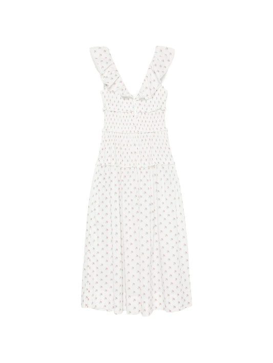Sorina floral-print midi dress
