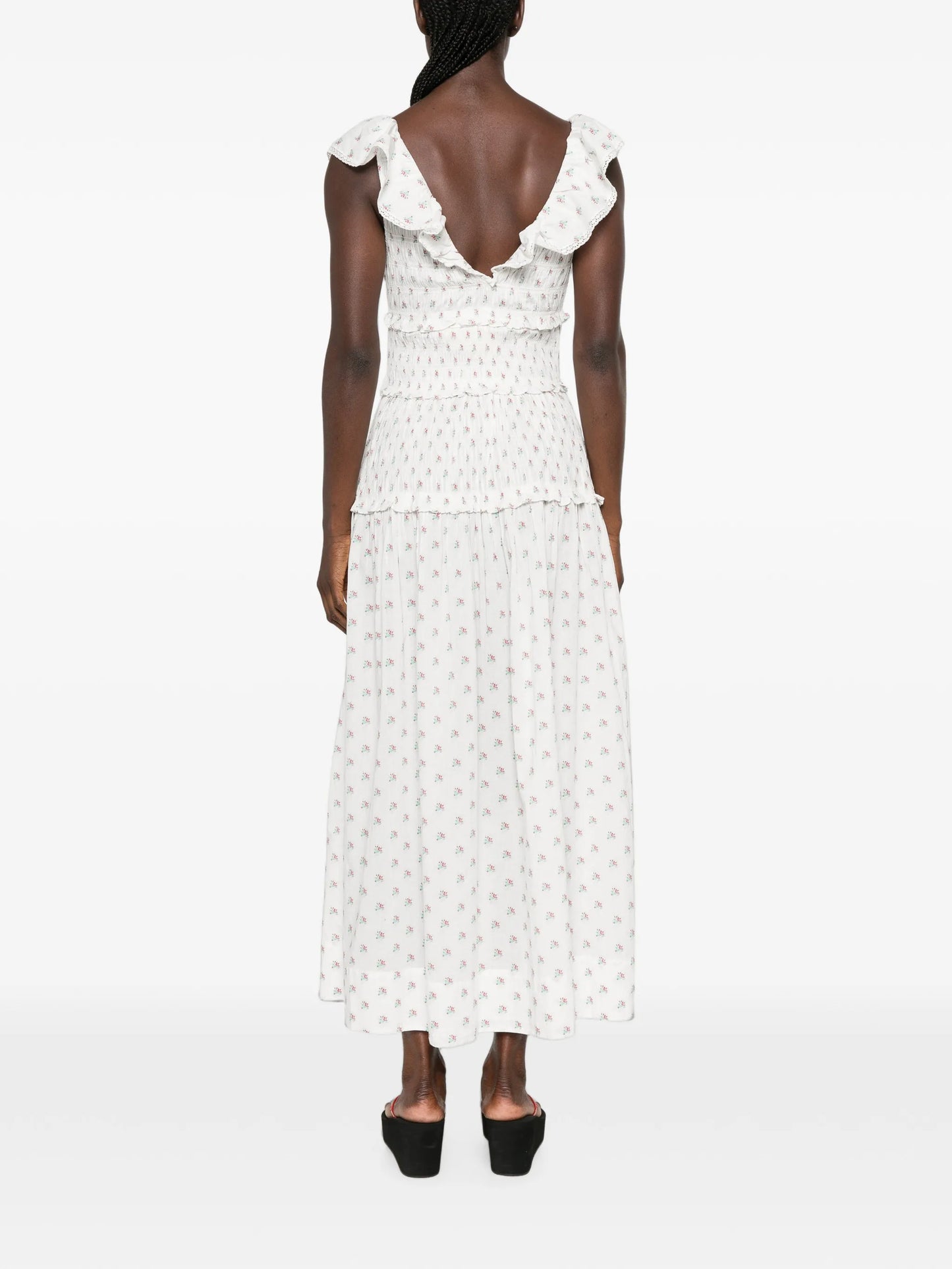 Sorina floral-print midi dress