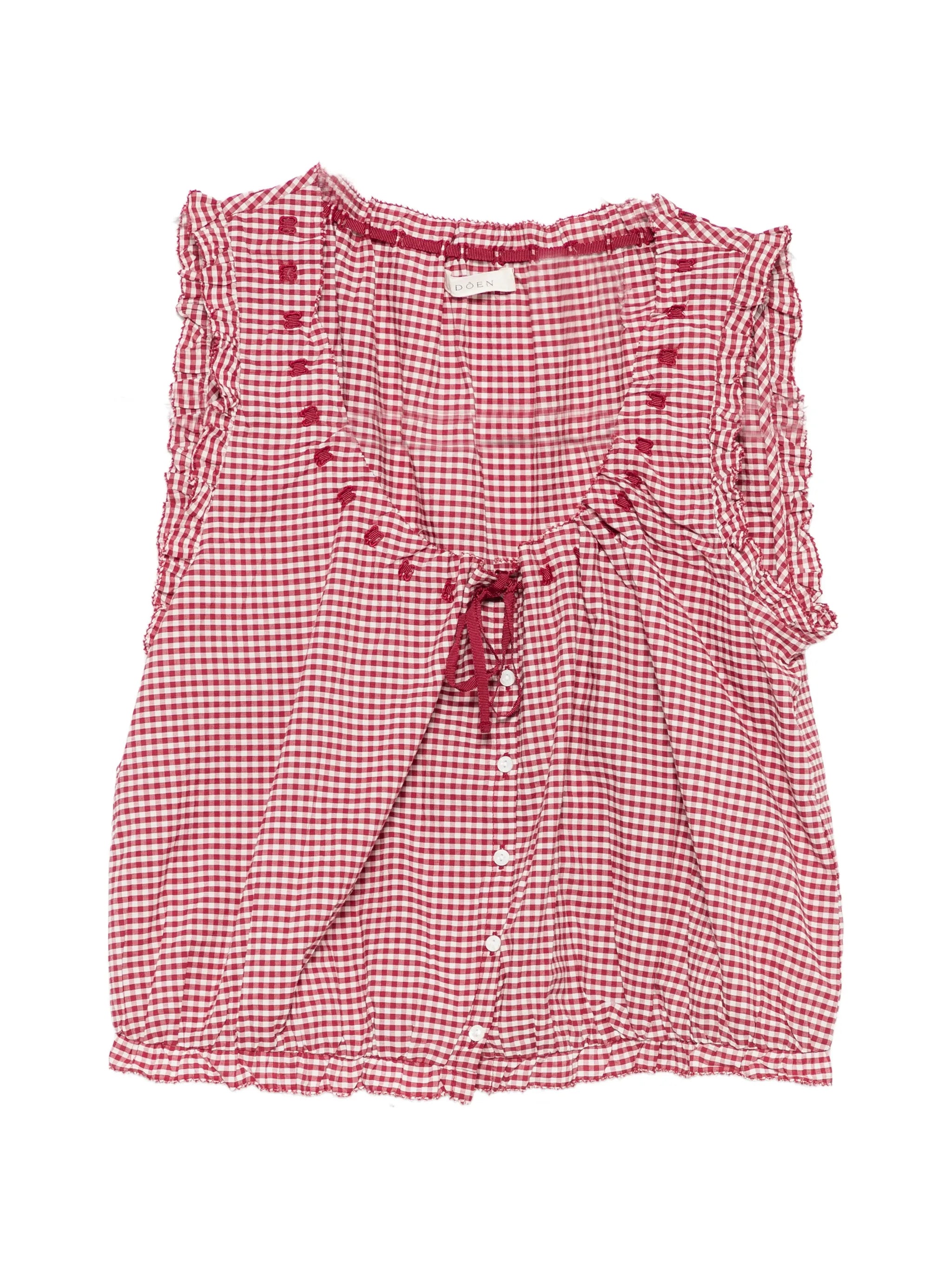 Traveler gingham top