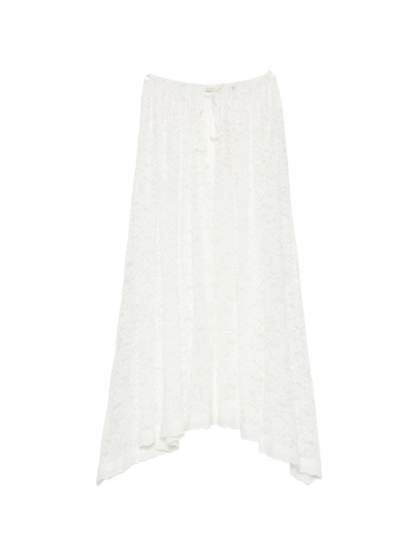 Zinnia lace-knit skirt