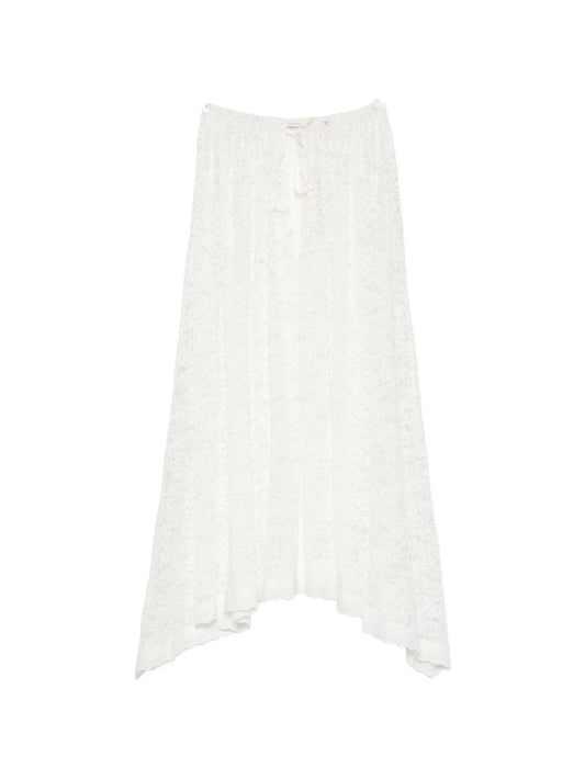 Zinnia lace-knit skirt