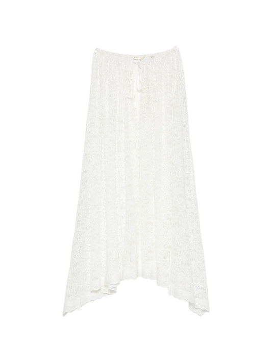 Zinnia lace-knit skirt