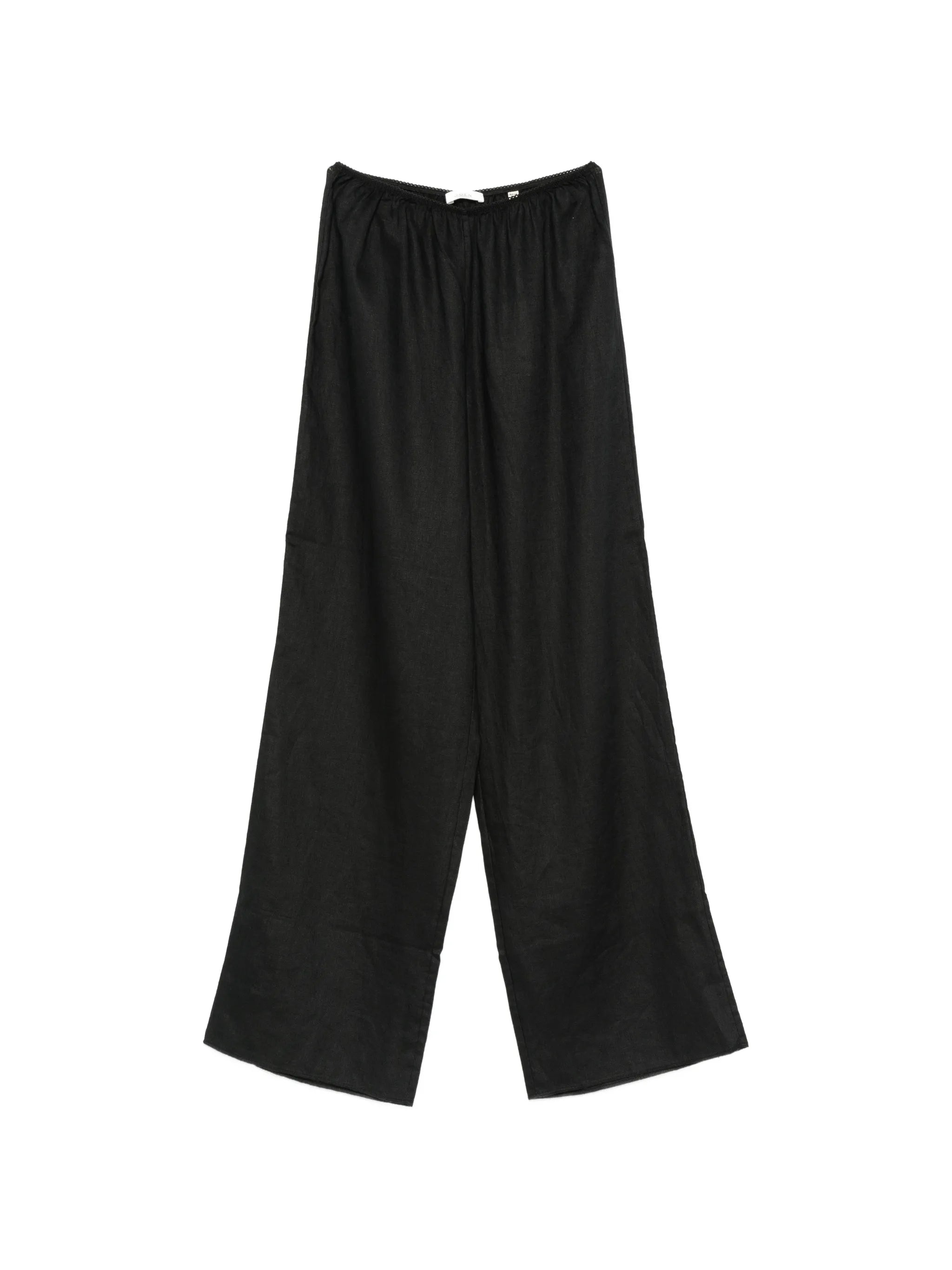 Lavon wide-leg linen trousers