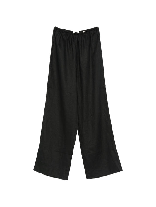 Lavon wide-leg linen trousers