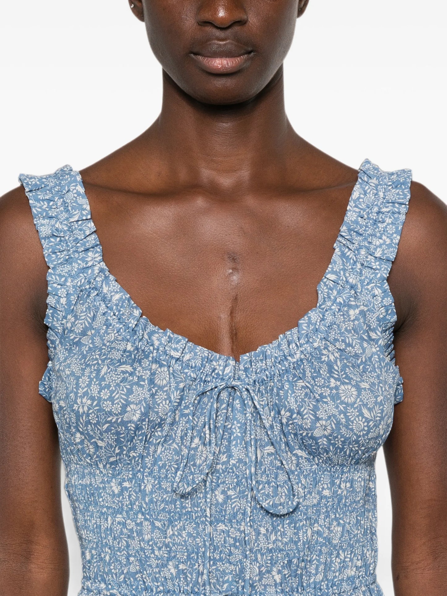 Emmaretta floral-print midi dress