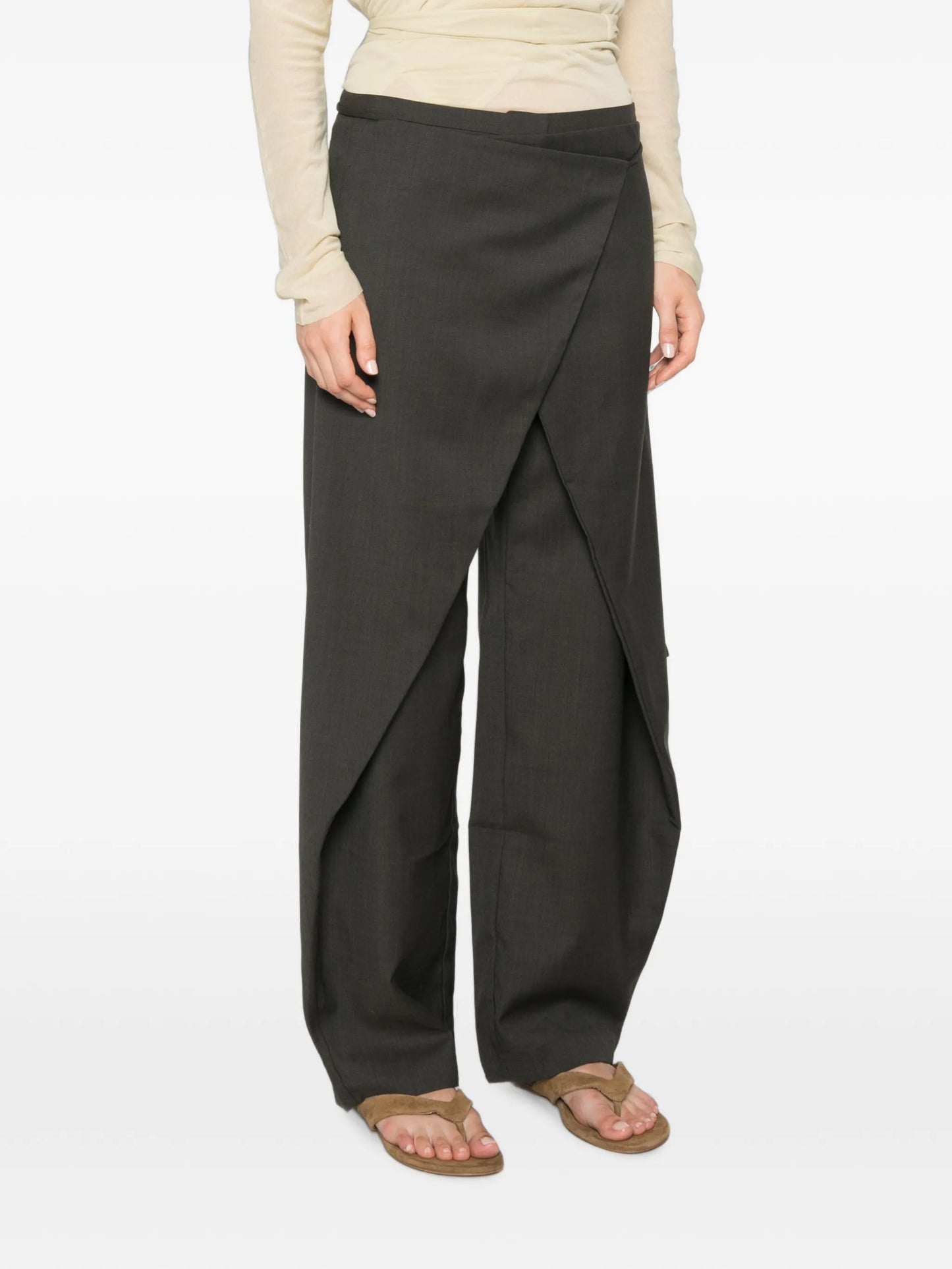 Rouleau wrap trousers