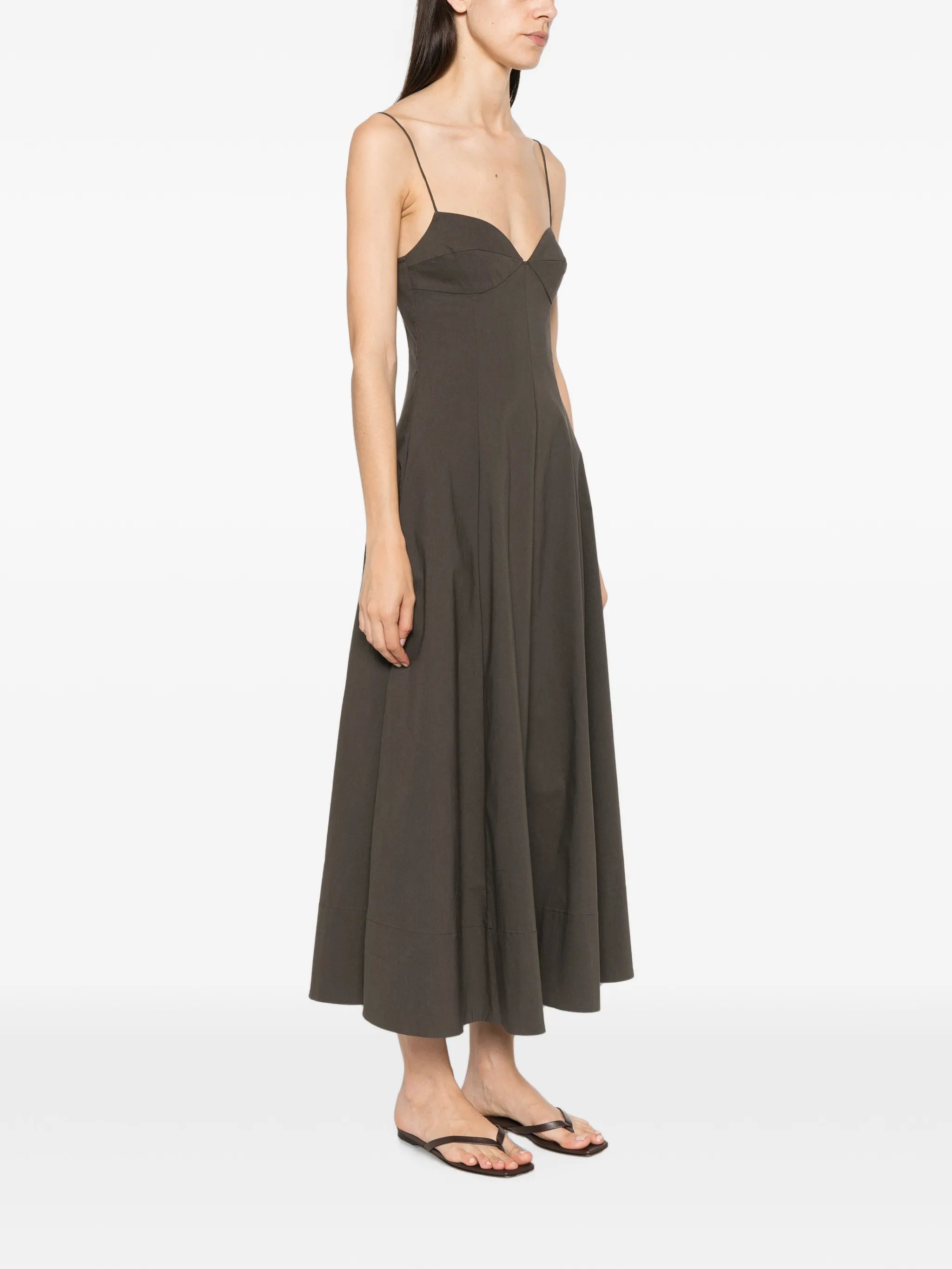 Cami panelled midi dress