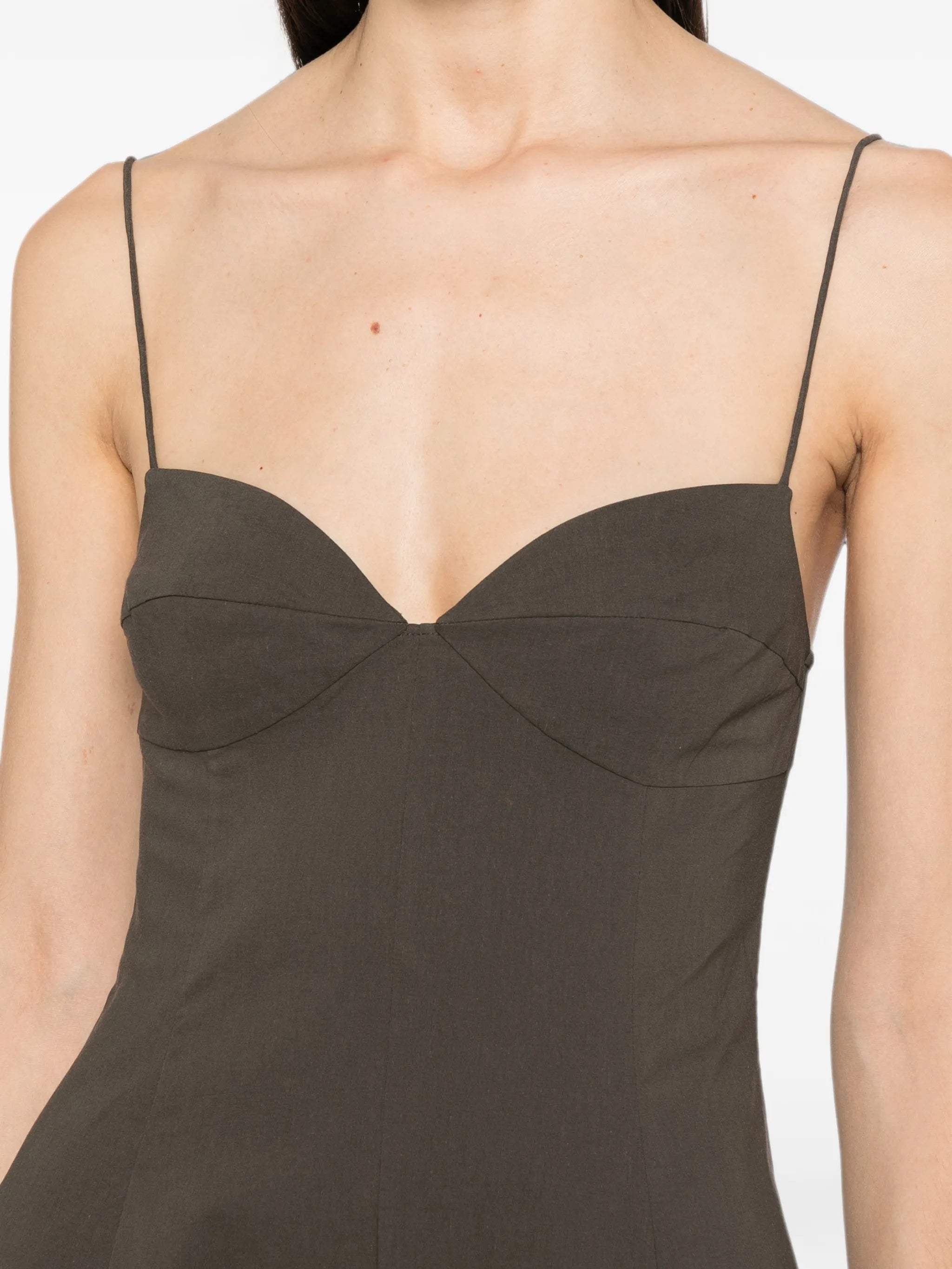 Cami panelled midi dress