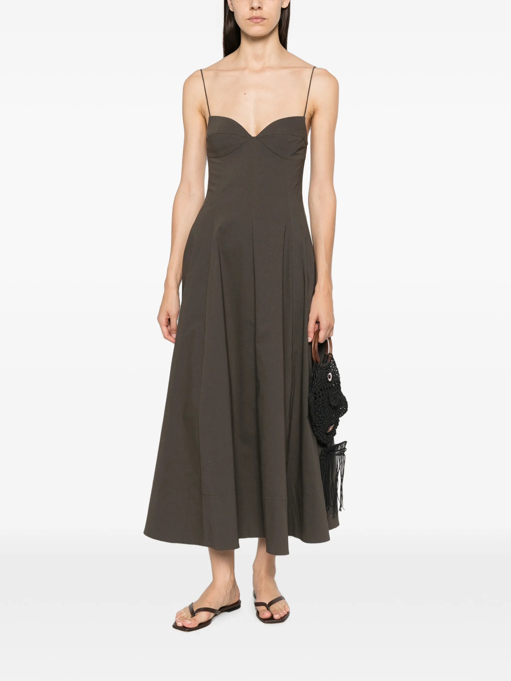 Cami panelled midi dress